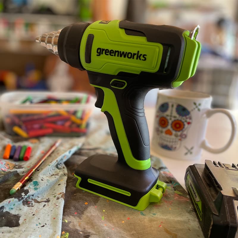 Строительный фен аккумуляторный Greenworks, Арт. 3400207, 24V, без АКБ и ЗУ
