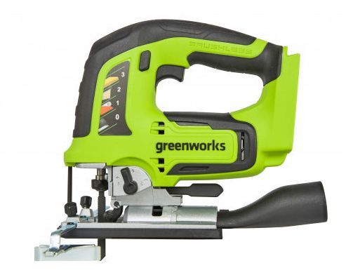 Лобзик аккумуляторный Greenworks Арт. 3601407, 24V, бесщеточный, без АКБ и ЗУ