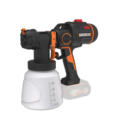 Краскопульт аккумуляторный, бесщеточный WORX WX020.9, 20В, без АКБ и ЗУ