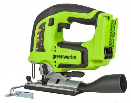 Лобзик аккумуляторный Greenworks Арт. 3601407, 24V, бесщеточный, без АКБ и ЗУ