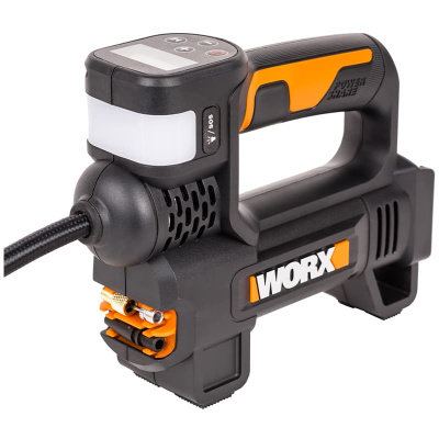Насос аккумуляторный с фонарем WORX WX092.9 20В, без АКБ и ЗУ
