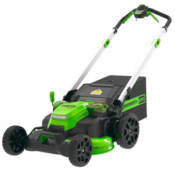 Газонокосилка самоходная Greenworks GD60LM61K5 60V 2519107 (61 см) бесщеточная аккумуляторная, без АКБ и ЗУ